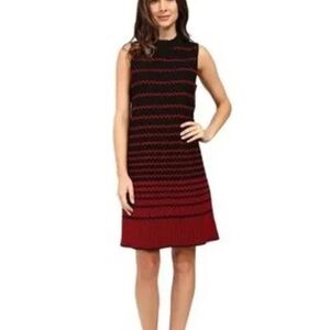 Nic + Zoe Fall Fever Jacquard Sleeveless Shift Dress